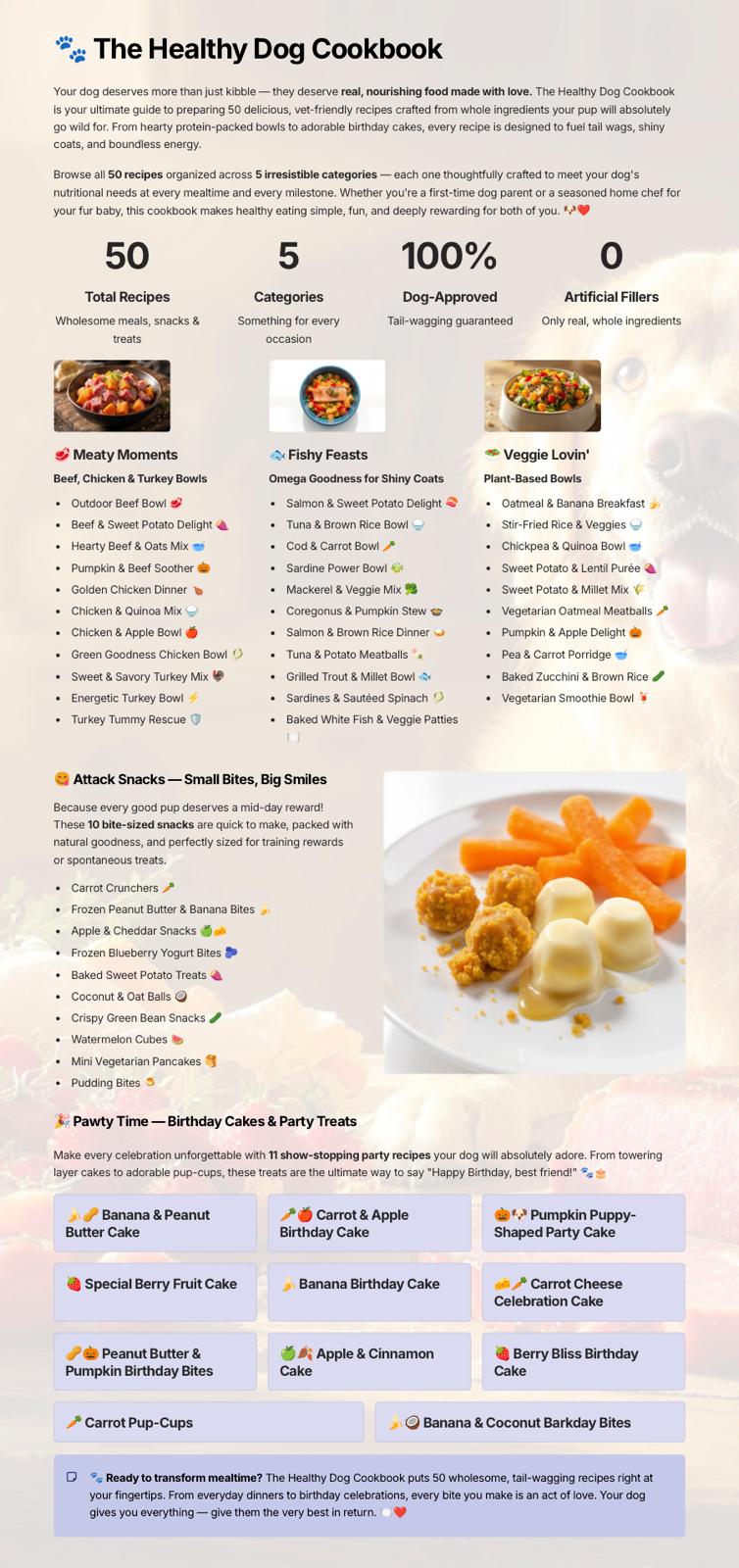 Healthy Dog Cookbook